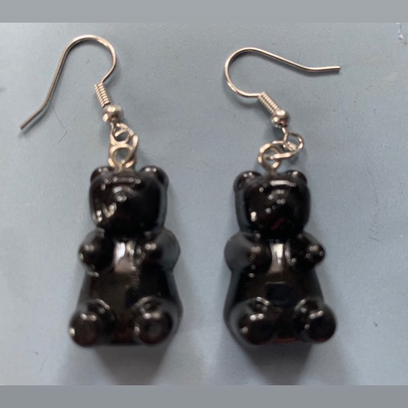 Hand crafted Gummy bear resin earrings. - Picture 8 of 9